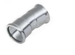 FixTrend Inox press ív, 15°, 2 tokos, 108mm