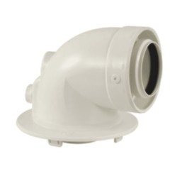 BAXI PPs indító idom, 90° könyök, PRIME készülékhez, D60/100 mm