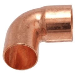 IBP 5092 forrasztható réz könyök 90° 1 tokos 35mm