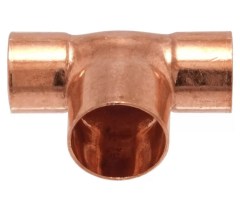 IBP 5130R forrasztható réz szűkített T-idom 15x18x15mm