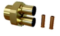 FixTrend Duo 2 körös kis osztó push 8mm csőhöz 1/2