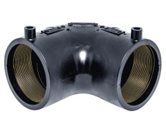 UNIDELTA S5 elektrofitting KPE könyök, 90°, PN16, PE100, SDR11, 40mm