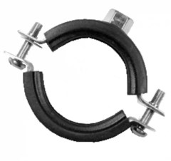 CONCEPT kétcsavaros gumis csőbilincs, M8/M10, 193-203mm
