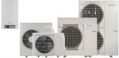 BAXI PBS-i 8 MR E WH2 levegő-víz hőszivattyú, kiegészítő fütés - elektromos, 230V, 8kW
