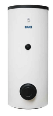 BAXI UBVT 400 DC HMV tároló, két hőcserélős zománcozott 400 literes, szigetelt